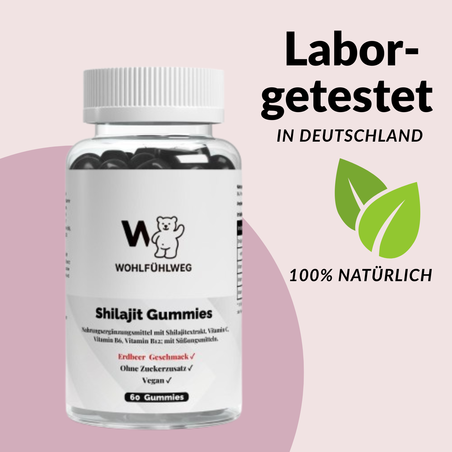 Wohlfühl Gummies zur Unterstützung eines normalen Energiestoffwechsels* Erdbeer Geschmack